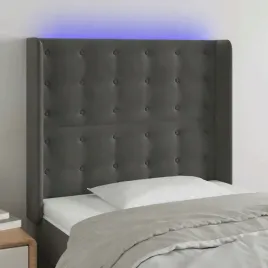 vidaxl-zaglowek-do-lozka-z-led-ciemnoszary-103x16x118-128cm-aksamit