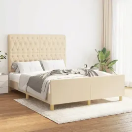 vidaxl-rama-lozka-bez-materaca-kremowa-140x190-cm-obita-tkanina