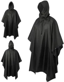 camo-ponczo-peleryna-przeciwdeszczowa-ripstop-black-czarna