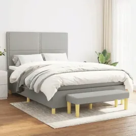 vidaxl-lozko-kontynentalne-z-materacem-jasnoszare-140x200-cm-tkanina