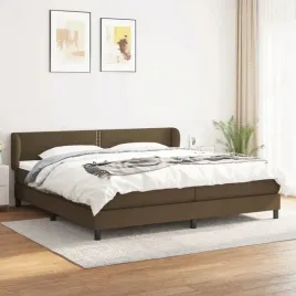 vidaxl-lozko-kontynentalne-z-materacem-brazowe-tkanina-200x200-cm
