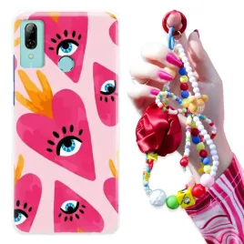 etui-do-huawei-p-smart-2019-obudowa-brelok-czerwona-rozaor-pastel-hearts