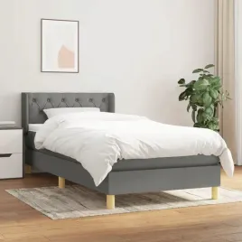 vidaxl-lozko-kontynentalne-z-materacem-ciemnoszara-tkanina-80x200-cm