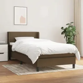 vidaxl-lozko-kontynentalne-z-materacem-brazowe-tkanina-100x200-cm