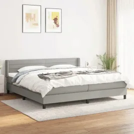 vidaxl-lozko-kontynentalne-z-materacem-jasnoszare-tkanina-200x200-cm