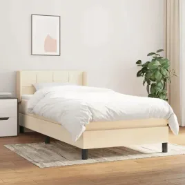 vidaxl-lozko-kontynentalne-z-materacem-kremowe-tkanina-90x200-cm