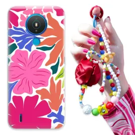 etui-do-nokia-1-4-caseor-obudowa-brelok-czerwona-rozaor-pastel-hearts-wzory