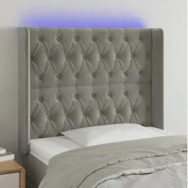 vidaxl-zaglowek-do-lozka-z-led-jasnoszary-93x16x118-128-cm-aksamit
