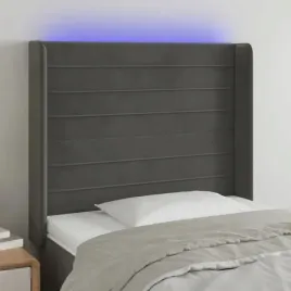 vidaxl-zaglowek-do-lozka-z-led-ciemnoszary-83x16x118-128-cm-aksamit
