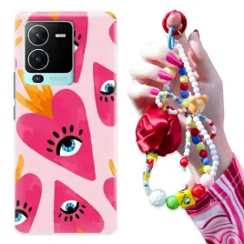 etui-do-vivo-s15-pro-5g-caseor-obudowa-brelok-czerwona-rozaor-pastel-hearts