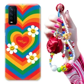etui-do-vivo-y20s-caseor-obudowa-brelok-czerwona-rozaor-pastel-hearts-wzory