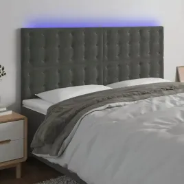 vidaxl-zaglowek-do-lozka-z-led-ciemnoszary-160x5x118-128-cm-aksamit