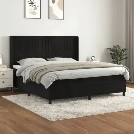 vidaxl-lozko-kontynentalne-z-materacem-czarne-180x200-cm-aksamit