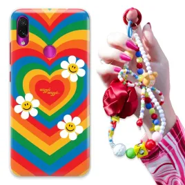 etui-do-xiaomi-redmi-note-7-obudowa-brelok-czerwona-rozaor-pastel-hearts