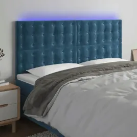 vidaxl-zaglowek-do-lozka-z-led-ciemnoniebieski-200x5x118-128-cm