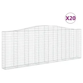 vidaxl-kosze-gabionowe-20-szt-400x30x140-160cm-galwanizowane-zelazo