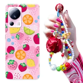 etui-do-xiaomi-13-lite-caseor-obudowa-brelok-czerwona-rozaor-pastel-hearts