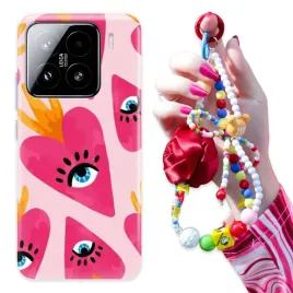 etui-do-xiaomi-15-caseor-obudowa-brelok-czerwona-rozaor-pastel-hearts-wzory