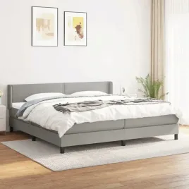 vidaxl-lozko-kontynentalne-z-materacem-jasnoszare-tkanina-200x200-cm