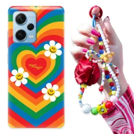 etui-do-xiaomi-redmi-note-12-pro-plus-brelok-czerwona-roza-pastel-hearts-wz