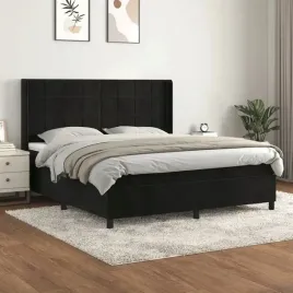 vidaxl-lozko-kontynentalne-z-materacem-czarne-160x200-cm-aksamit