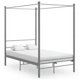 vidaxl-rama-lozka-z-baldachimem-szara-metalowa-140-x-200-cm