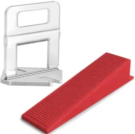 system-do-poziomowania-plytek-duzy-zestaw-500-klipsow-100-klinow-1mm