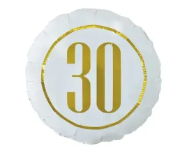 balon-18-bialy-liczba-30