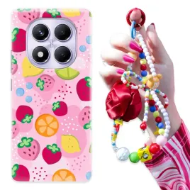 etui-do-xiaomi-redmi-note-14-pro-5g-brelok-czerwona-roza-pastel-hearts-wz