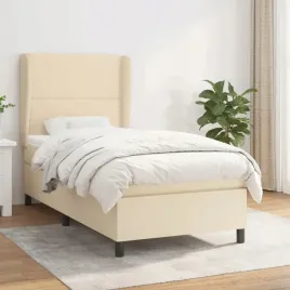 vidaxl-lozko-kontynentalne-z-materacem-kremowe-tkanina-90x190-cm