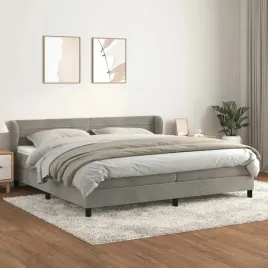 vidaxl-lozko-kontynentalne-z-materacem-jasnoszare-aksamit-200x200cm