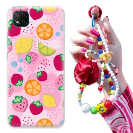 etui-do-xiaomi-poco-c3-caseor-obudowa-brelok-czerwona-rozaor-pastel-hearts