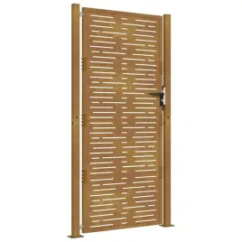 vidaxl-furtka-ogrodowa-105x205-cm-stal-kortenowska-motyw-prostokaty