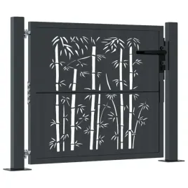 vidaxl-furtka-ogrodowa-antracytowa-105x80-cm-stal-motyw-bambusa