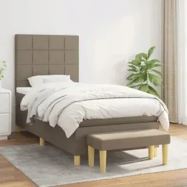 vidaxl-lozko-kontynentalne-z-materacem-taupe-tkanina-90x200-cm