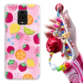 etui-do-xiaomi-redmi-note-9-pro-max-brelok-czerwona-roza-pastel-hearts-wz