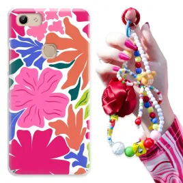 etui-do-vivo-y81-caseor-obudowa-brelok-czerwona-rozaor-pastel-hearts-wzory