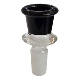cybuch-do-bonga-szklany-145mm-black-z-sitkiem