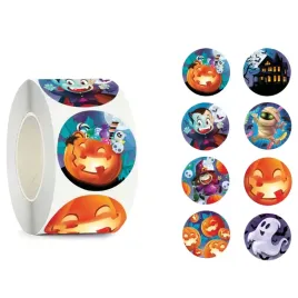 naklejki-na-halloween-okragle-na-rolce-kolorowe-potwory-dynie-200szt