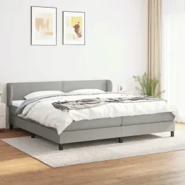 vidaxl-lozko-kontynentalne-z-materacem-jasnoszare-tkanina-200x200-cm