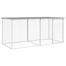 vidaxl-klatka-dla-kurczat-z-dachem-jasnoszara-203x98x90-cm-stal