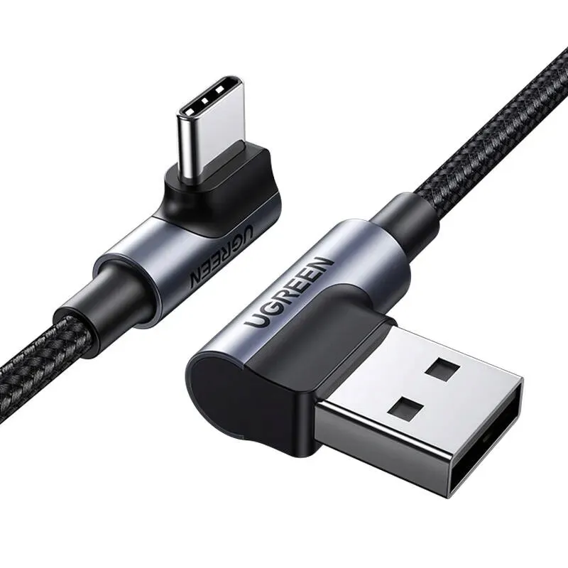 kabel-usb-do-usb-c-katowy-ugreen-us176-3a-2m-czarny