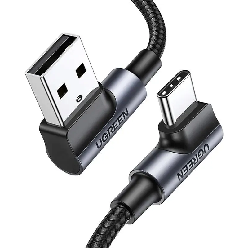 kabel-usb-do-usb-c-katowy-ugreen-us176-3a-2m-czarny