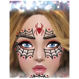 naklejki-brokatowe-na-twarz-pajak-muerte-czarne-samoprzylepne-halloween