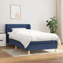 vidaxl-lozko-kontynentalne-z-materacem-niebieskie-tkanina-90x200-cm