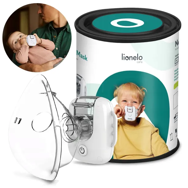 Inhalator nebulizator przenośny dla dzieci dorosłych MEDYCZNY Lionelo Nebi