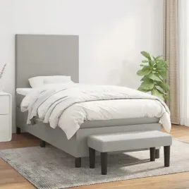 vidaxl-lozko-kontynentalne-z-materacem-jasnoszare-tkanina-100x200cm