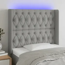 vidaxl-zaglowek-do-lozka-z-led-jasnoszary-93x16x118-128-cm-tkanina