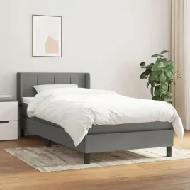 vidaxl-lozko-kontynentalne-z-materacem-ciemnoszara-tkanina-80x200-cm