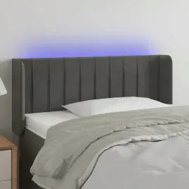 vidaxl-zaglowek-do-lozka-z-led-ciemnoszary-103x16x78-88-cm-aksamit